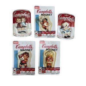 5 Campbell's Collector Series Souper Kids Magnet "Kitchen Helper"